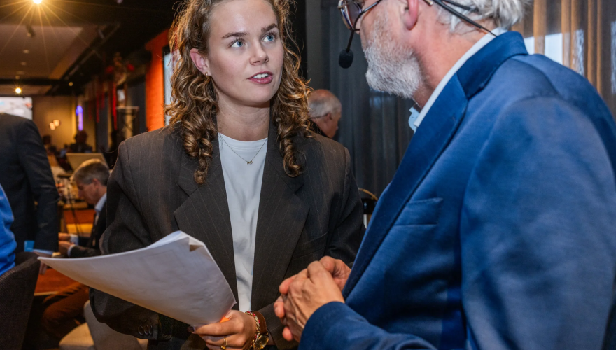 Frederique en Udo op Kompanendag