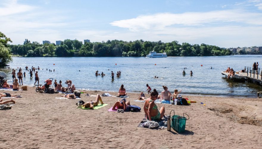 Stockholm,,Sweden,-,August,10,2020,:,Smedsuddsbadet,In,Stockholm